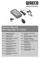 Waeco AirCon Service Mini Identifier R-1234yf Notice D'utilisation
