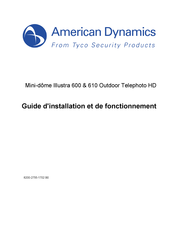 American Dynamics ADCi600-D523 Guide D'installation Et De Fonctionnement