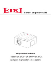 Eiki EK-612X Manuel Du Propriétaire