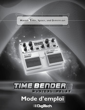 Digitech Time Bender Mode D'emploi