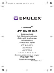 Emulex LIGHTPULSE LPe1105-M4 HBA Guide Rapide De Démarrage