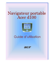 Acer d100 Guide D'utilisation