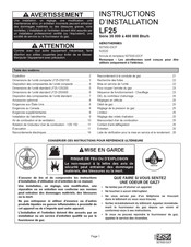Lennox LF25-090A Instructions D'installation