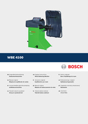 Bosch WBE 4100 Notice Originale
