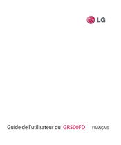 LG GR500FD Guide De L'utilisateur