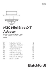 Blatchford M30 Mini BladeXT Instructions D'utilisation