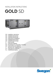 Swegon GOLD SD 011 Instructions D'installation
