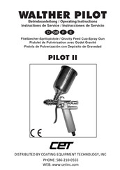 CET WALTHER PILOT II Instructions De Service