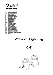 Oase Water Jet Lightning Notice D'emploi