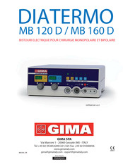 Gima DIATERMO MB 120 D Mode D'emploi