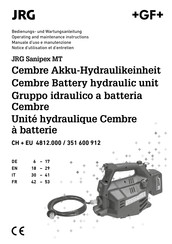 GF CEMBRE BHP15-18-GF Notice D'utilisation Et D'entretien