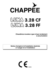Chappee Luna 3.28 FF Notice D'emploi Et D'installation Destinée À L'usager Et À L'installateur