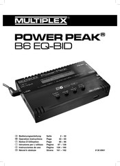 Multiplex Power Peak B6 EQ-BID Notice D'utilisation