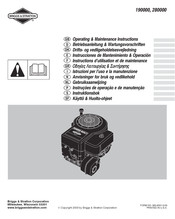 Briggs & Stratton 280000 Instructions D'utilisation Et De Maintenance