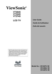ViewSonic VT3745 Guide De L'utilisateur