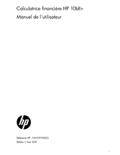 Hewlett Packard 10bII+ Manuel De L'utilisateur