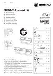 HAUTAU PRIMAT-E kompakt 195 Instructions De Montage