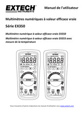 Extech Instruments EX350 Série Manuel De L'utilisateur