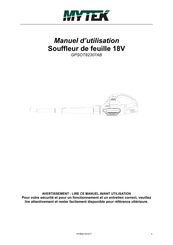 MyTek GPSOT82307AB Manuel D'utilisation