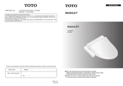 Toto WASHLET T1SW3014 Mode D'emploi