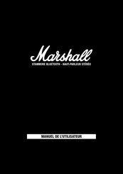 Marshall Stanmore Noir Manuel De L'utilisateur