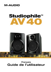 M-Audio AV 40 Guide De L'utilisateur