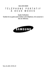 Samsung TELUS SCH-A630 Série Guide D'utilisation