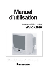 Panasonic WV-CK2020 Manuel D'utilisation