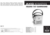 AKG Acoustics HEARO 787 SURROUND Mode D'emploi