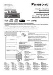 Panasonic CQ-DX200N Instructions D'installation