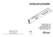 BEGLEC JB SYSTEMS MICRO LED MANAGER Mode D'emploi