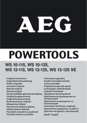 AEG WS 10-115 Notice Originale