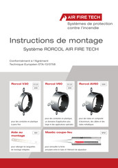AIR FIRE TECH RORCOL AV60 Instructions De Montage