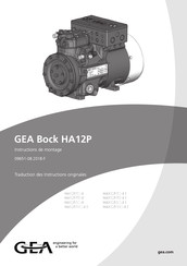 GEA Bock HA12P Série Instructions De Montage