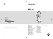 Bosch PBD 40 Notice Originale
