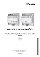 Zennio DALIBOX Broadcast 6CH Manuel D'utilisation