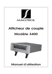 Magtrol 3400 Manuel D'utilisation