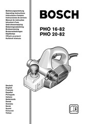Bosch PHO 16-82 Instructions D'emploi