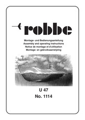 Robbe U 47 Notice De Montage Et D'utilisation