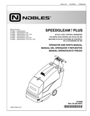 Nobles SpeedGleam Plus Pac. Can. Manuel Opérateur