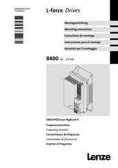 Lenze E84AVHCE HighLine C Série Instructions De Montage