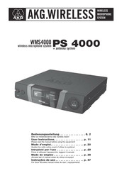 AKG PS 4000 Mode D'emploi