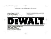 DeWalt DW891-220 Guide D'utilisation