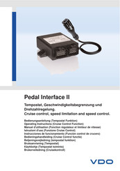 VDO Pedal Interface II Manuel D'utilisation