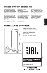 JBL SCSSAT300 Guide De L'utilisateur