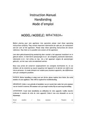 Tecnolux MR47X82A+ Mode D'emploi
