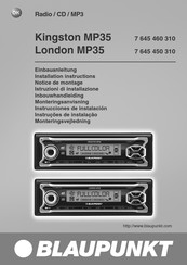 Blaupunkt London MP35 Notice De Montage
