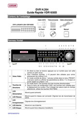 LUXSAR VDR1650D Guide Rapide