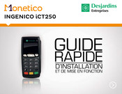 Ingenico iCT250 Guide Rapide D'installation