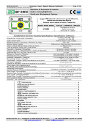 Tecnocontrol SE192EC Manuel D'utilisation